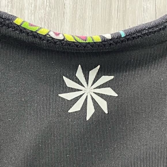 Athleta Paisley Floral Multicolor Reversible Racerback One Piece Swimsuit - Picture 5 of 10